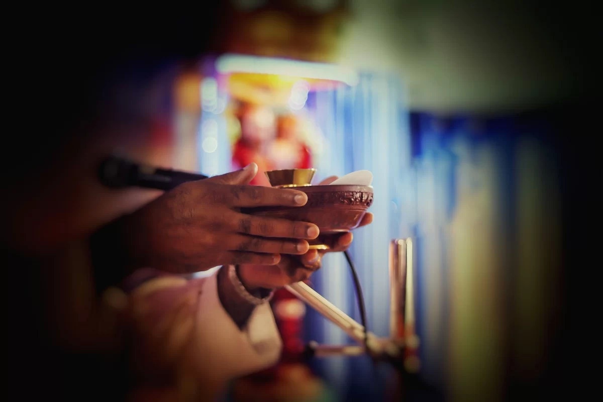 Nadzwyczajni Szafarze Komunii Świętej komunia święta grafika kolor